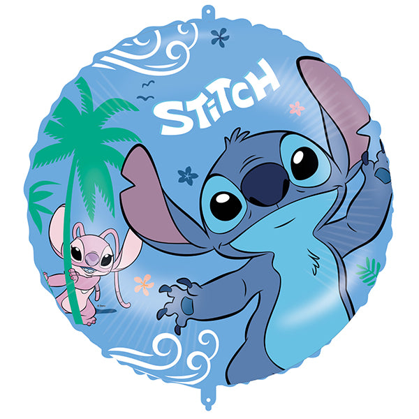 18" Stitch & Angel Foil Balloon