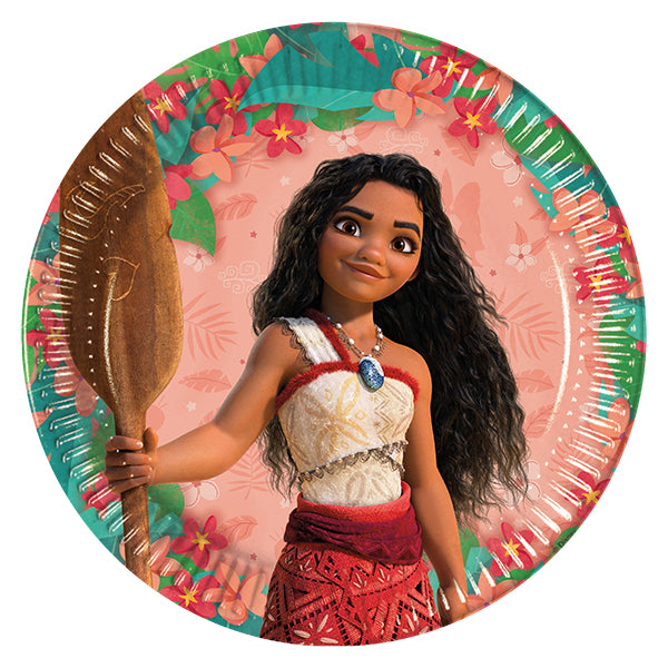 Moana Sailing Spirit  Paper Plates 8pk