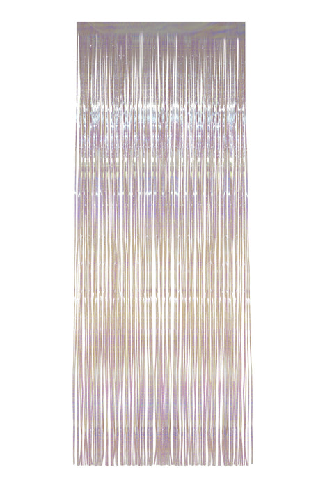 Shimmer Curtain, White