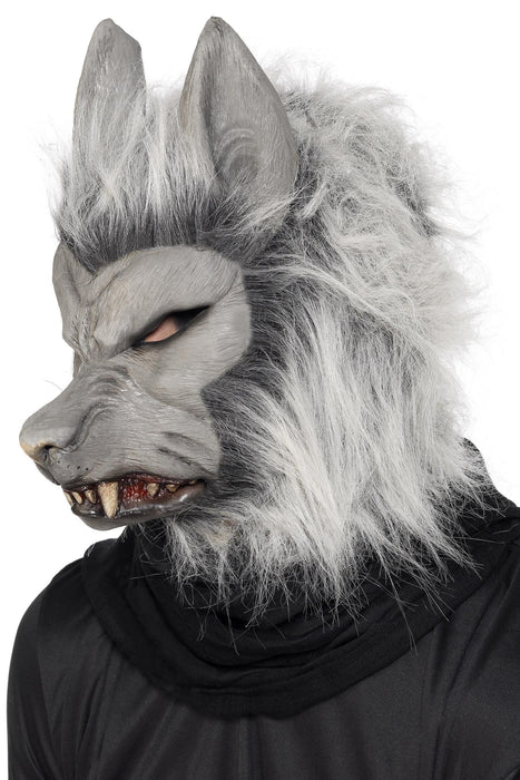 Werewolf Latex Mask, Grey