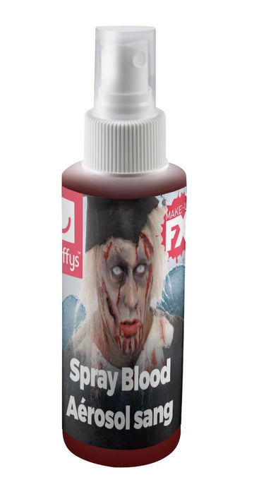 Smiffys Make-Up FX, Spray Blood, Red