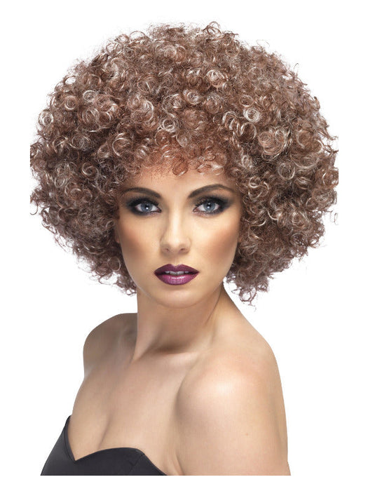 Afro Wig, Blonde & Brown