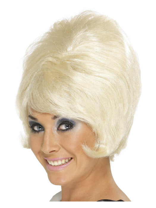 60s Beehive Wig, Blonde