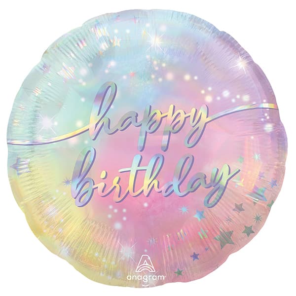 18" Luminous Happy Birthday Foil Balloon