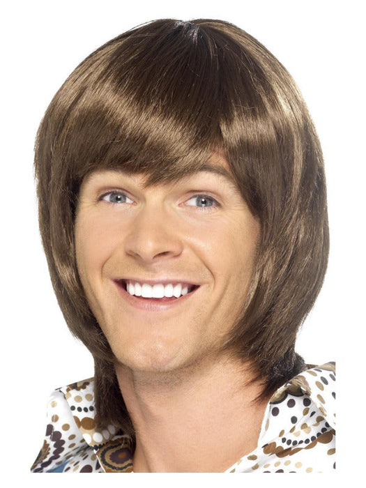 70s Heartthrob Wig, Brown