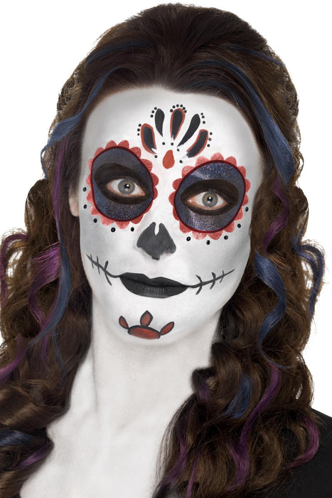 Smiffys Make-Up FX, Day of the Dead Kit, Aqua,