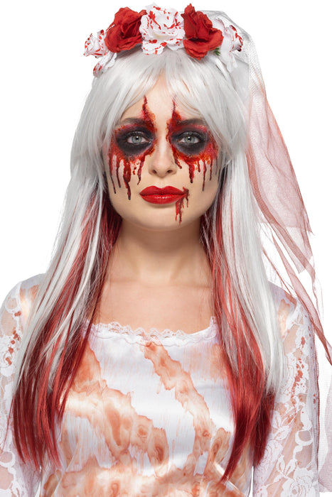 Smiffys Make-Up FX, Blood Drip Bride Kit, Aqua, Mu