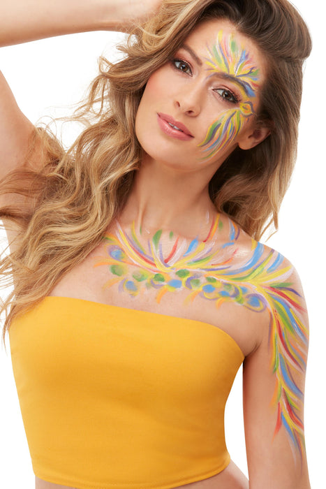 Smiffys Make-Up FX, Rainbow Festival Kit,