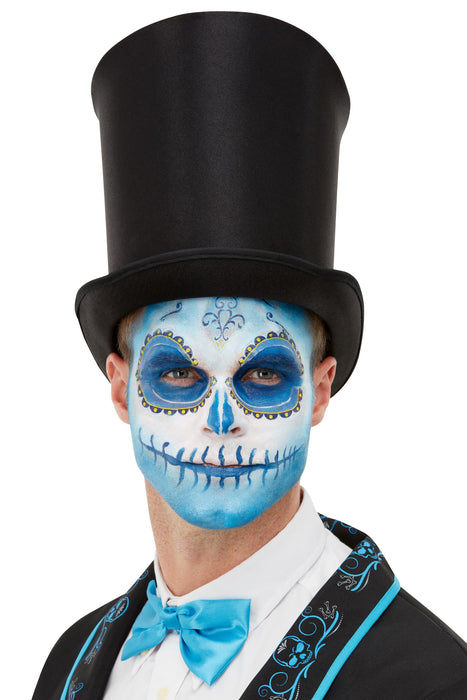 Smiffys Make-Up FX, Day Of The Dead Kit, Aqua, Blu