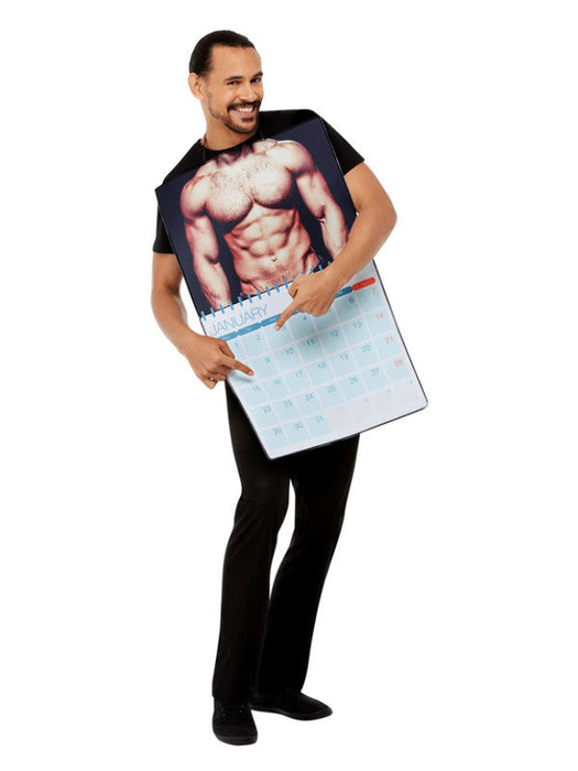 Sexy Calendar Costume, Multicoloured