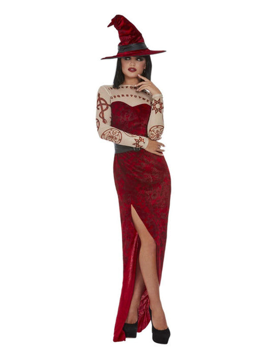 Satanic Witch Costume, Red