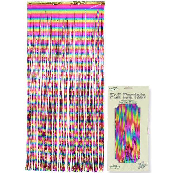 Metallic Rainbow Door Curtain