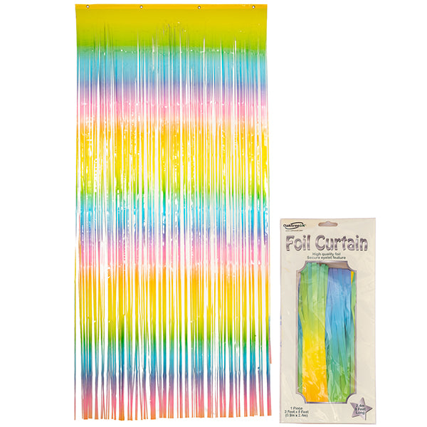 Pastel Rainbow Door Curtain