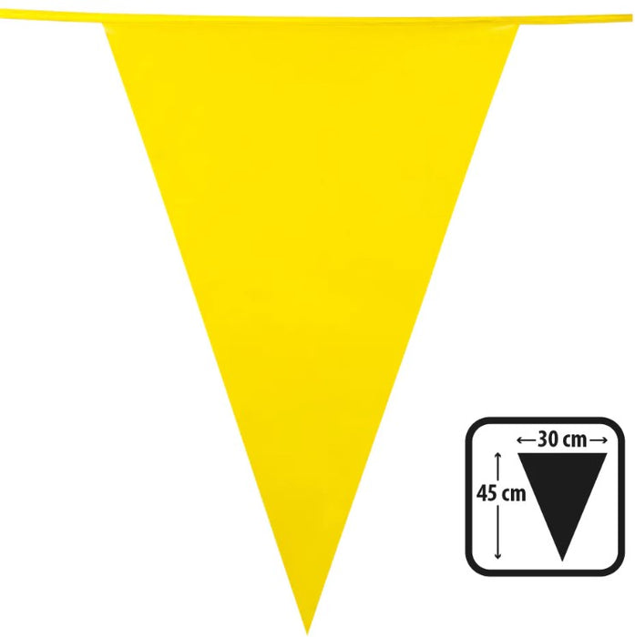 Yellow Giant Pennant Bunting