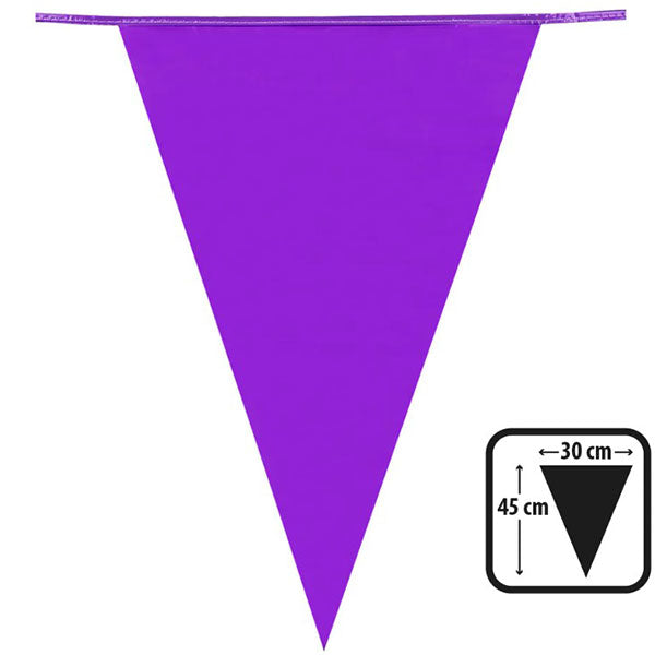 Purple Giant Pennant Bunting