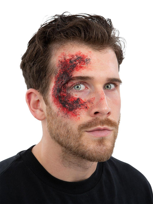 Smiffys Make-Up FX, Burnt Skin Kit, 20g Scab Blood