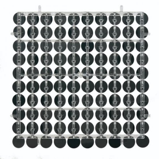 Metallic Silver Sequin Wall Panel