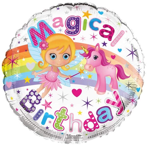 18" Magical Birthday Foil Balloon