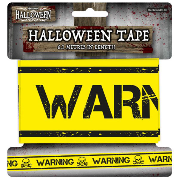 Warning Halloween Tape