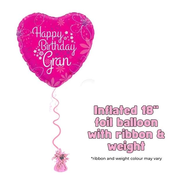 18" Birthday Gran Foil Balloon