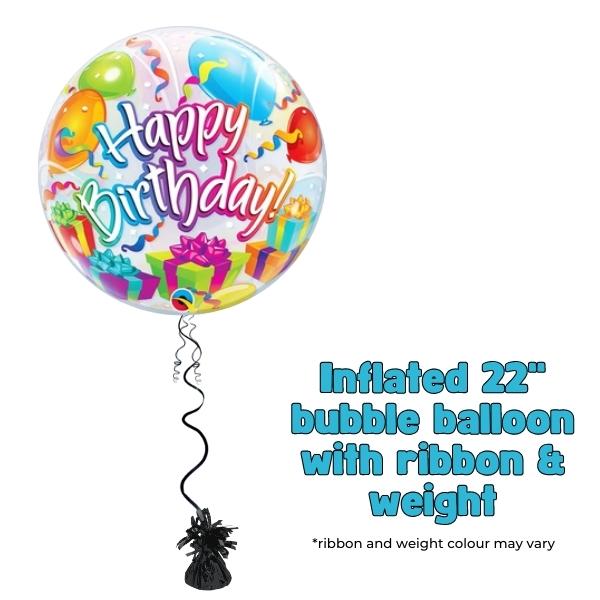 22" Birthday Surprise Bubble Balloon