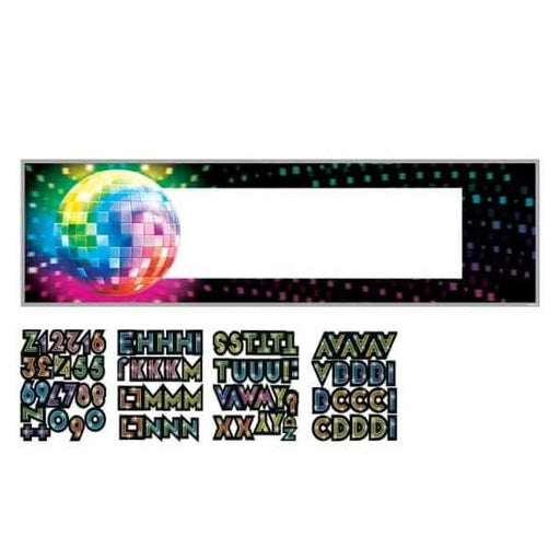 70s Disco Fever Giant Sign Banner