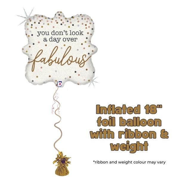 18" Fabulous Birthday Foil Balloon