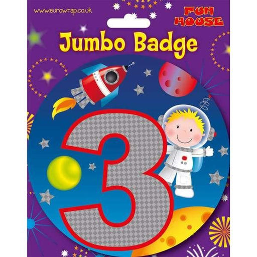 Age 3 Big Badge